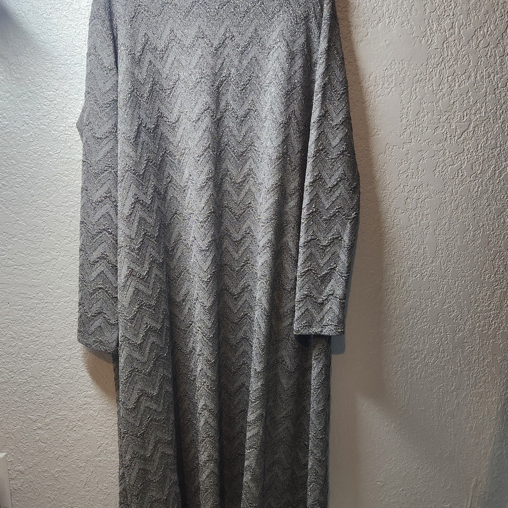 LuLaRoe Gray Chevron Sweater Cardigan